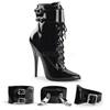 Devious - DOMINA1023 Ankle boot - Pole dance shoes - Black Product image